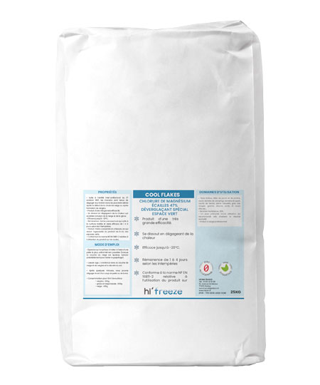 CHLORURE DE MAGNESIUM ECAILLES 47% 25KG ALGICIDESac
