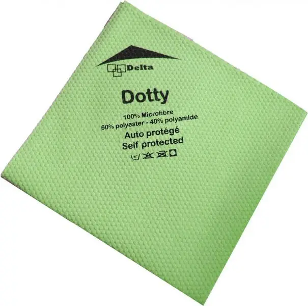 Lavette 40x40 Dotty Antibactérien Vert /5