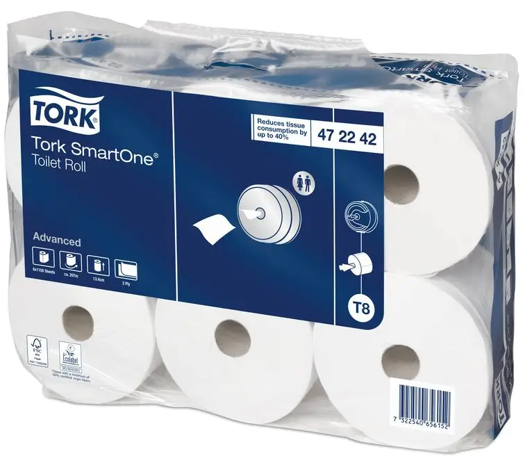 Papier Hygiénique Blanc SmartOne /6 Rlx