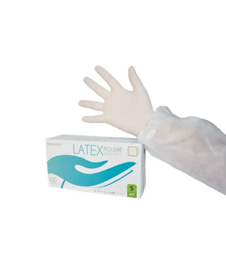 Gants Latex Poudrés Taille L /100