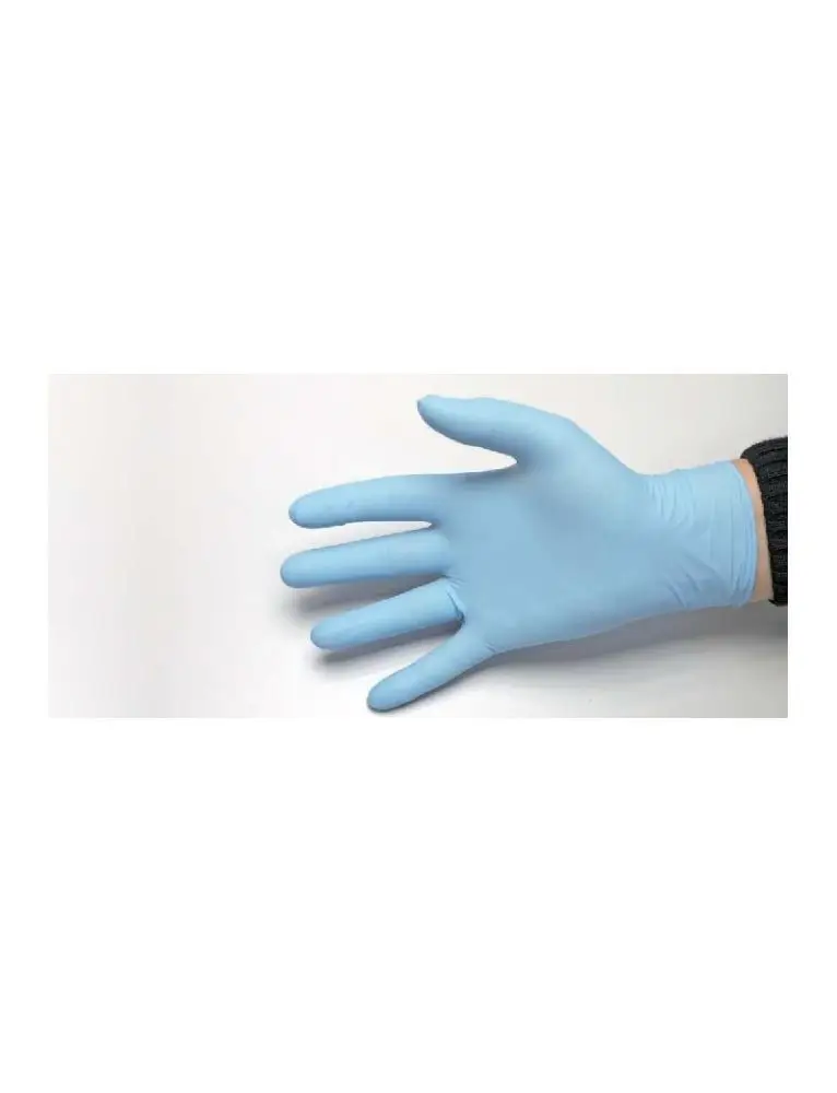 Gants Nitril Bleus Non Poudré XL /100