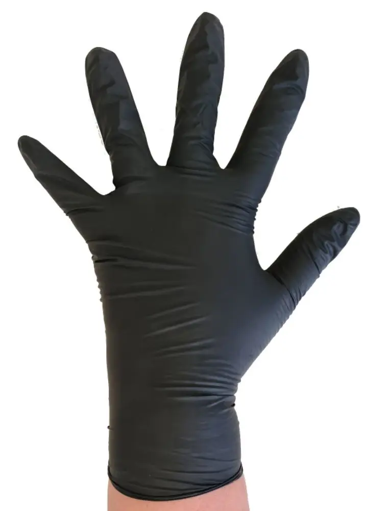 Gants Vinyle Nitrile Noir TXL /100