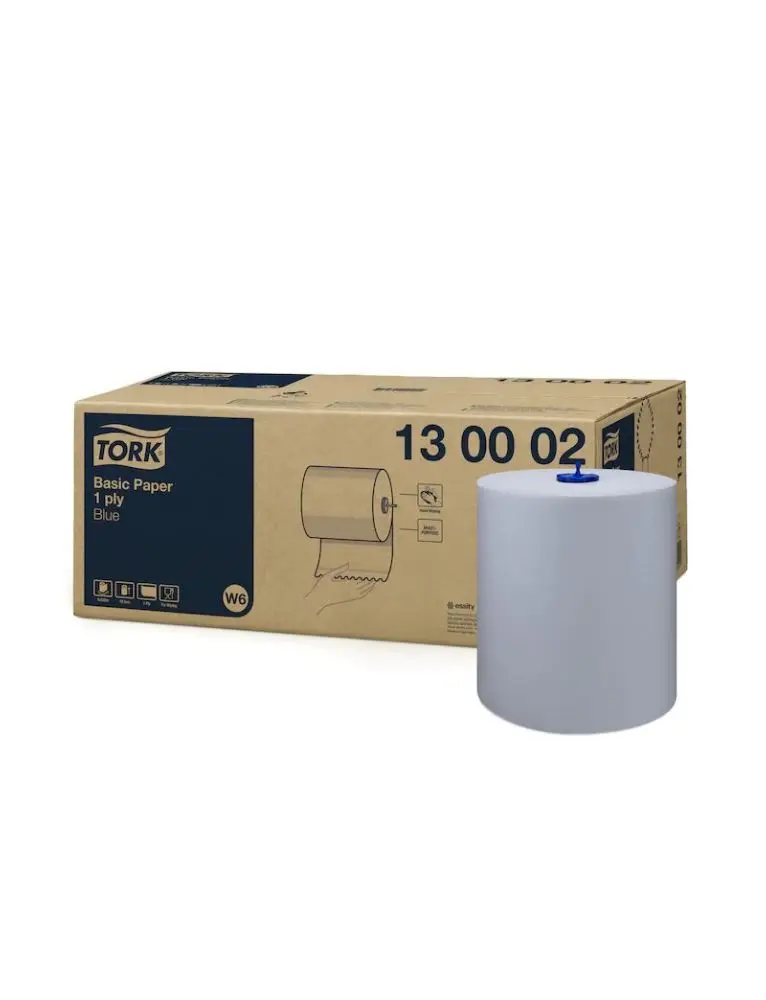 Torchon Tork W6 Bleu Bobine 250m /6