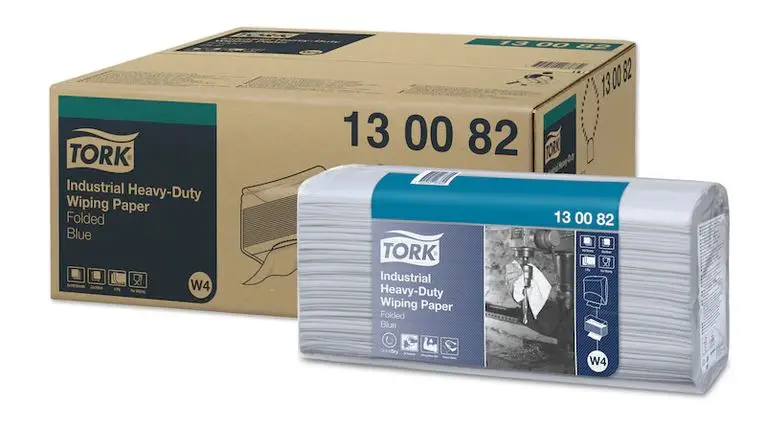 Papier Essuyage Ultra Résistant Tork Bleu /100F