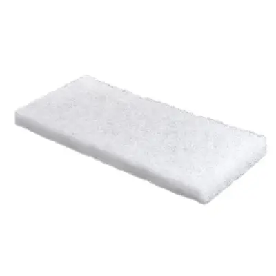 Tampon à récurer Blanc 15x23 /10