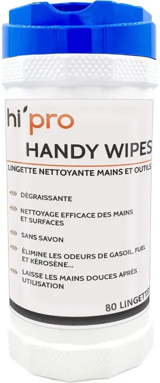 Lingettes nettoyantes dégraissantes /80