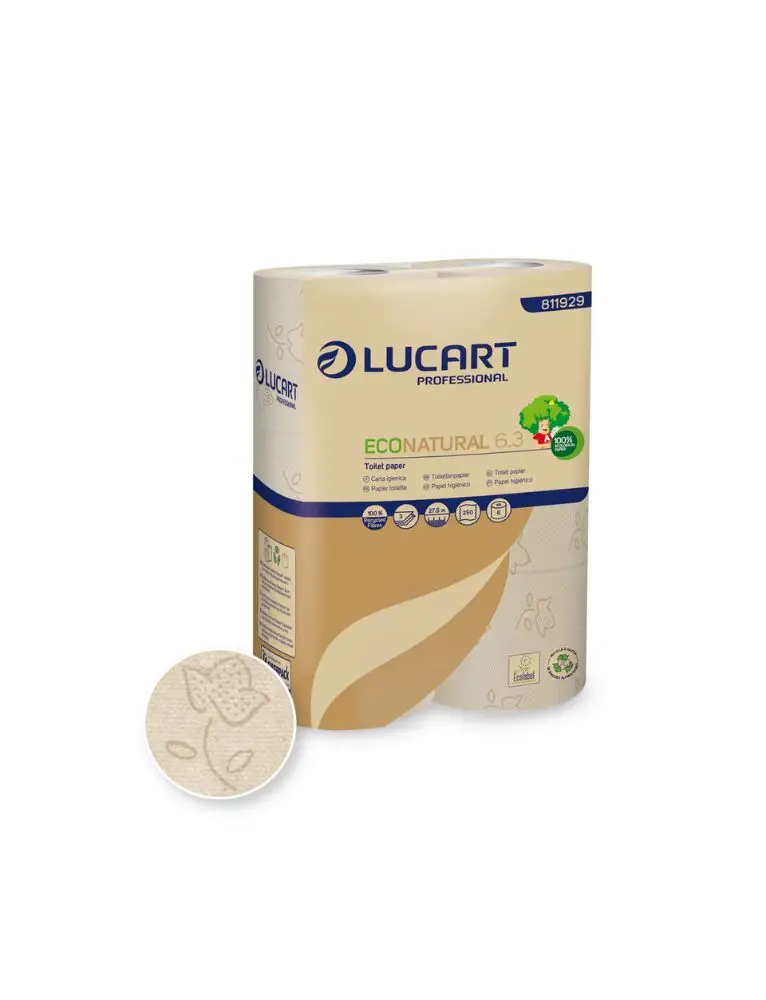 Papier Hygiénique Econatural 6.3 /6 Rlx