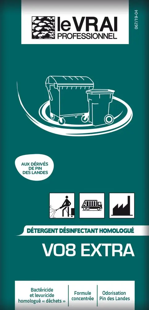 Détergent Poubelles V08 Extra /50x40ml